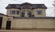Фасад из дагестанского камня ракушечник в Ростове